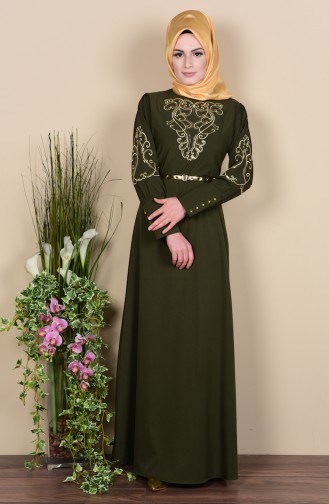 Robe Bordée 5030-04 Vert 5030-04