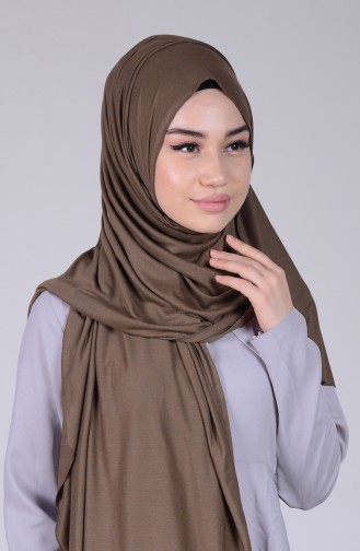 Sefamerve Sedef Cotton Shawl 80 Dark Mink 80