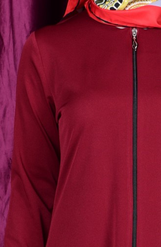 Claret Red Abaya 0546-09