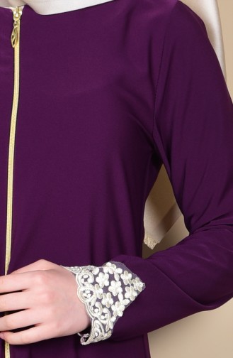 Purple Abaya 2110-09