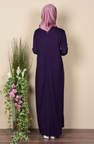 Purple Hijab Dress 2084-03