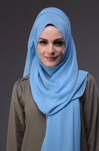 Light Blue Shawl 148