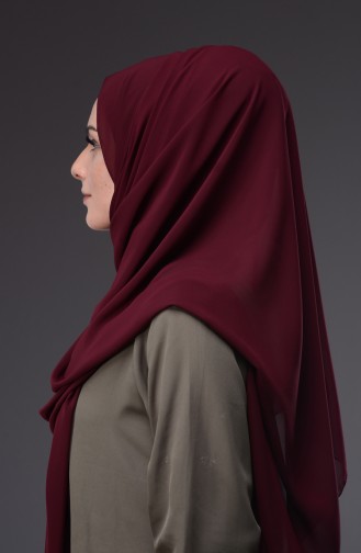 Dark Claret Red Shawl 97