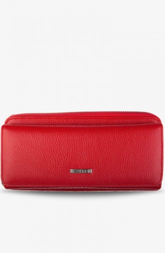Bayan Deri Cüzdan 1263G-07 Kırmızı