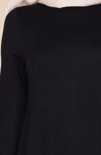 Penye Salaş Tunik 24450-01 Siyah