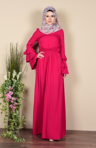Robe Hijab Fushia 6070-03