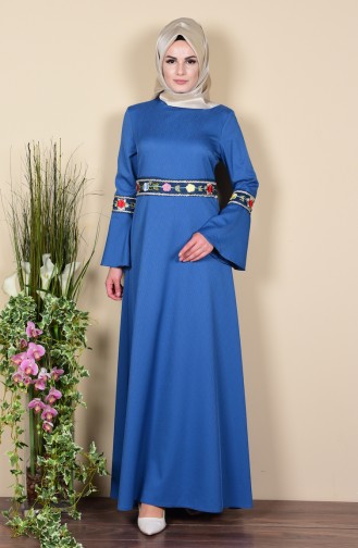 Robe Hijab Indigo 8065-08