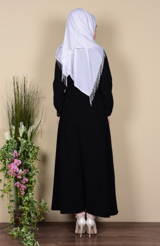Black Abaya 7232-03