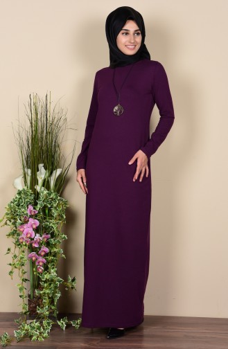 Purple Hijab Dress 2779-08