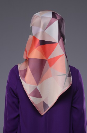 Karaca Twill Eşarp 90218-10 Somon Gri
