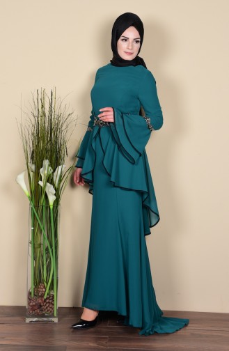 Emerald İslamitische Avondjurk 3012-06