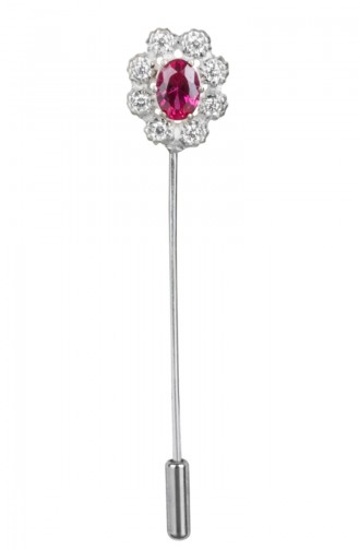 Aiguille Argent Petite Taille ANYZK-B1 Rouge 1-01