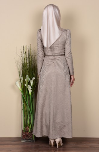 Mink Hijab Dress 7116-04