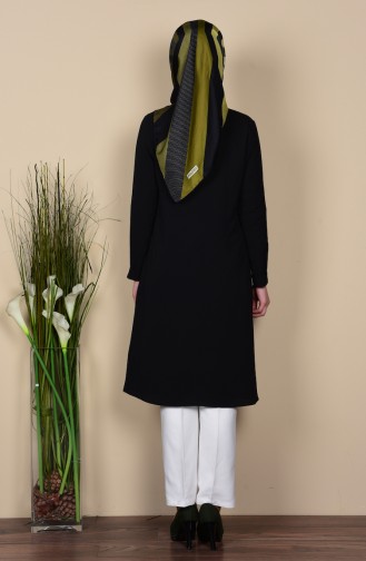 Krep Hırka 5285-02 Siyah