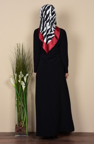 Robe Hijab Noir 1103-01