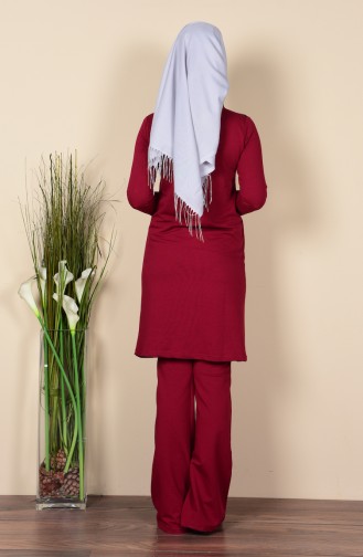Eşofman Takım 0369-03 Bordo