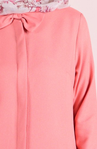 Dusty Rose Hijab Dress 8074-07
