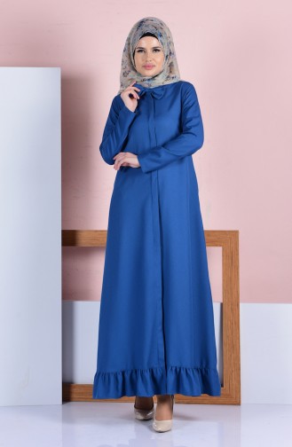 Indigo Hijab Kleider 8074-04