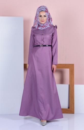 Purple İslamitische Jurk 5724-02