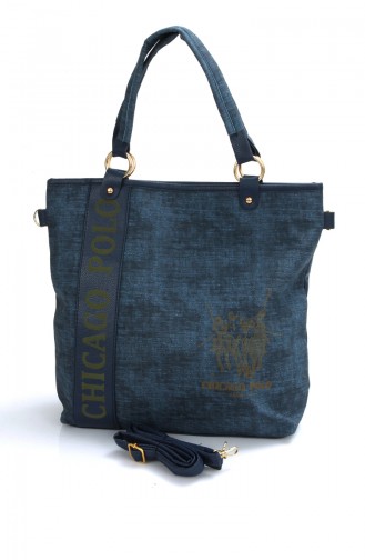 Navy Blue Shoulder Bags 10270LA