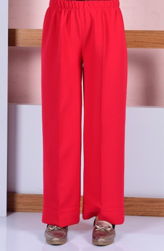 Pantalon Large Taille élastique 3087-05 Rouge 3087-05