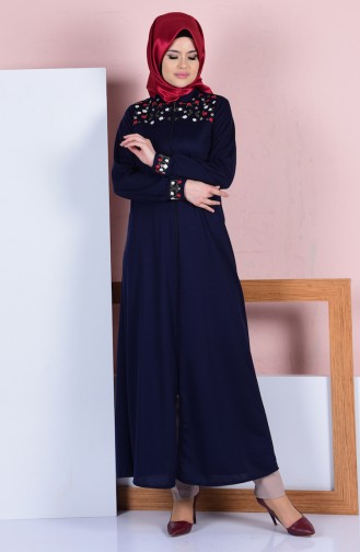 Navy Blue Abaya 1899-02