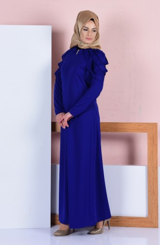 Saxon blue Abaya 3088-02
