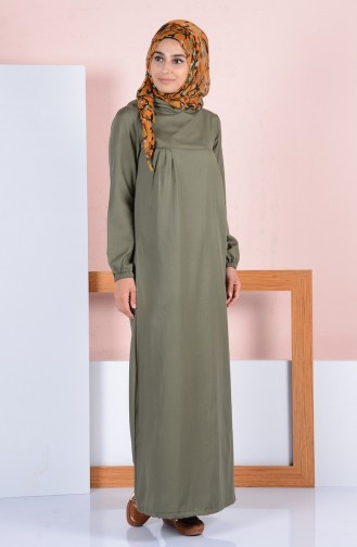 فستان كاكي 1454-05