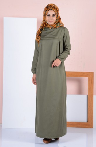 فستان كاكي 1454-05