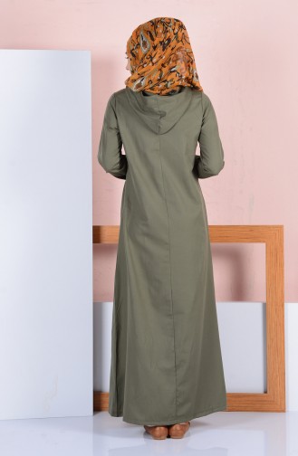 Robe Hijab Khaki 1454-05