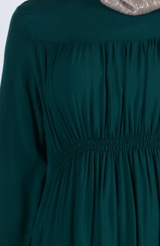 Green Hijab Dress 1081-07