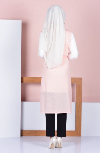 Tunik Yelek İkili Takım 0043-04 Somon
