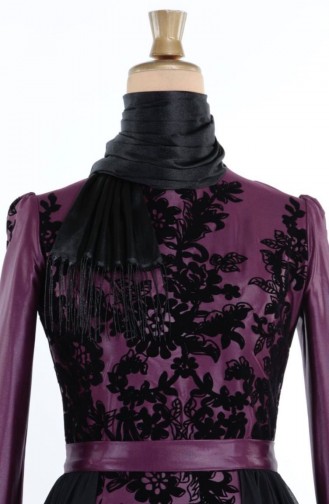 Zwetschge Hijab-Abendkleider 2011-03