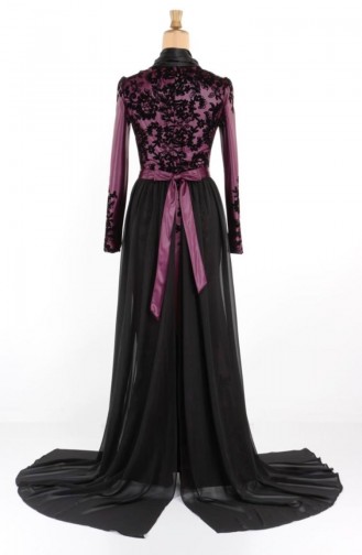 Zwetschge Hijab-Abendkleider 2011-03