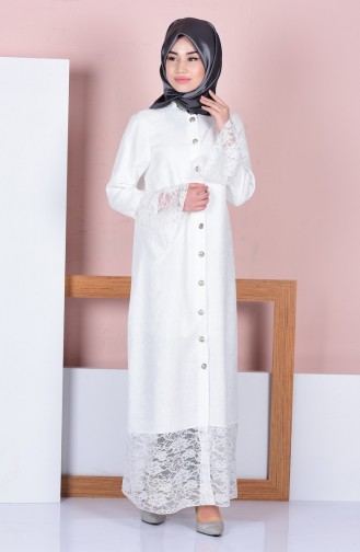 White Abaya 1202-01