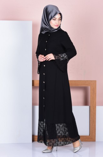 Black Abaya 1205-01