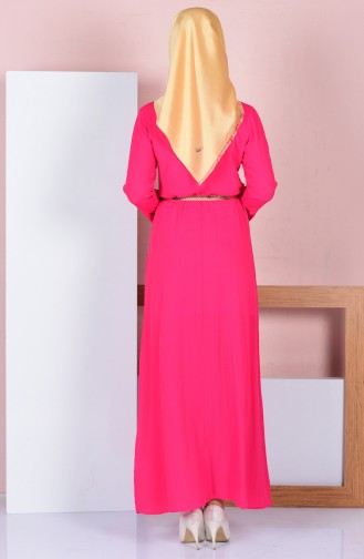 Robe Hijab Fushia 0475-07