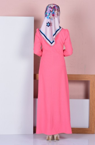 Vermilion Hijab Dress 7125-02