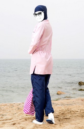 Pink Modest Swimwear 1121-01