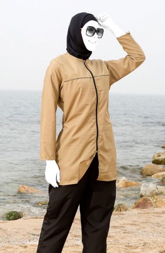 Gold Hijab Badeanzug 1121-03