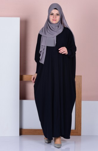 Navy Blue Abaya 7293A-02