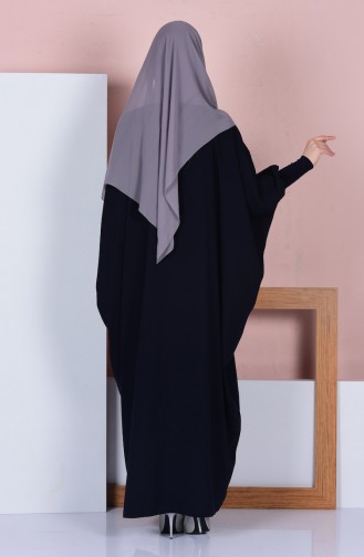 Navy Blue Abaya 7293A-02