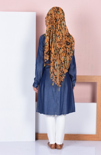 Navy Blue Tuniek 9137-01