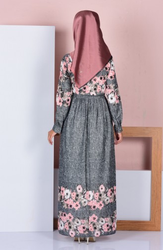 Robe Hijab Poudre 1619-05