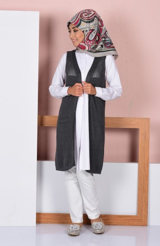 Light Black Gilet 3932-13