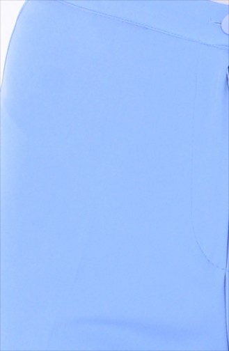 Pantalon Large 1453-02 Bleu Bébé 1453-02
