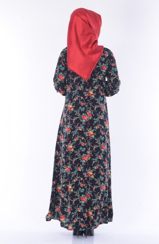 Rot Hijab Kleider 1987-08