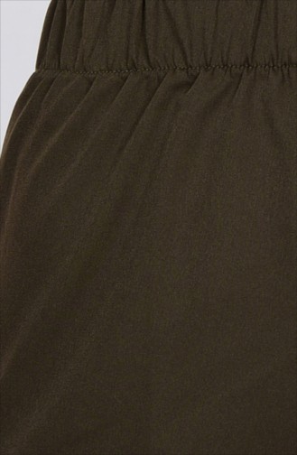 Pantalon Taille élastique 4026-08 Vert Khaki Foncé 4026-08