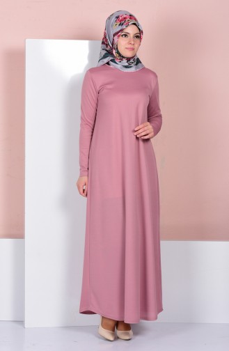 Powder Hijab Dress 5022-06