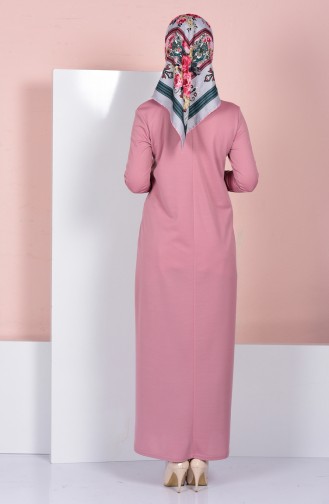 Powder Hijab Dress 5022-06